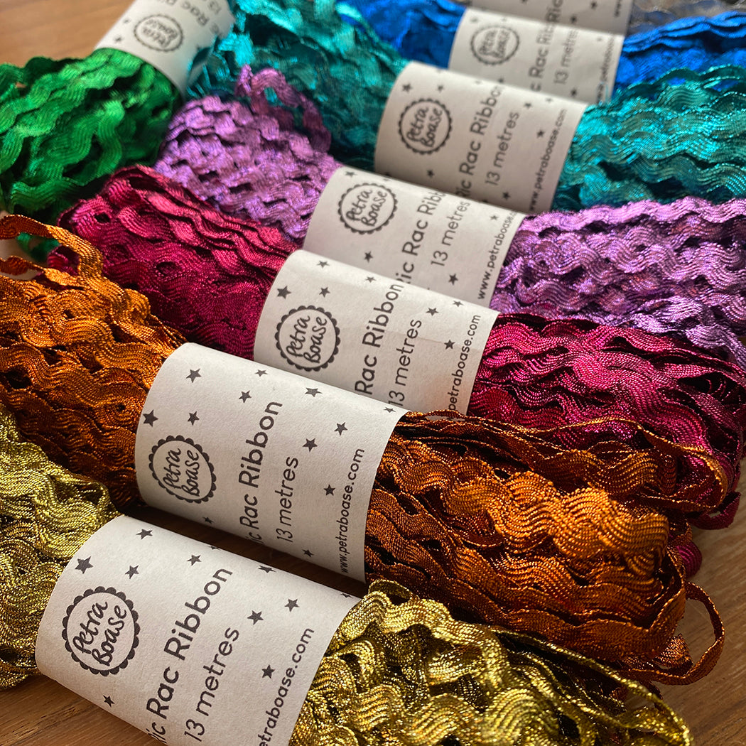 Petra Boase | Sparkly metallic ric rac ribbon bundle
