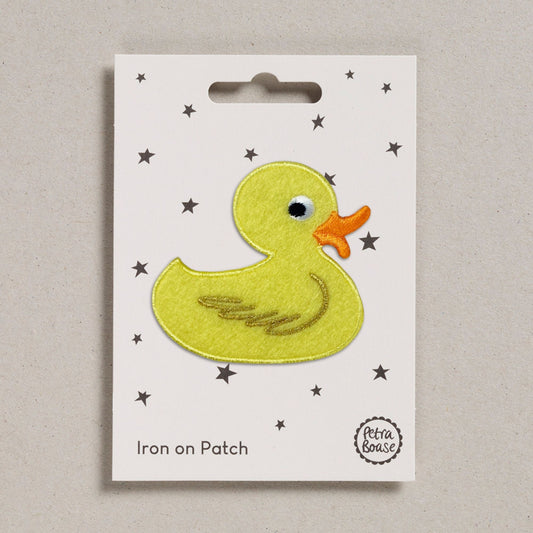 Rubber Duck Iron On Felt Patch 