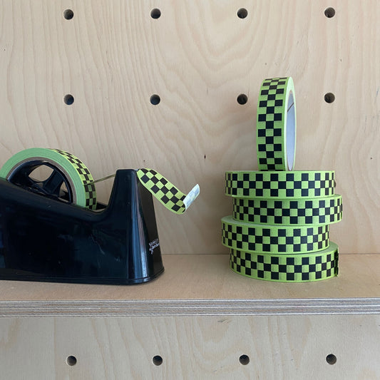 Petra Boase | apple green chequerboard paper tape 