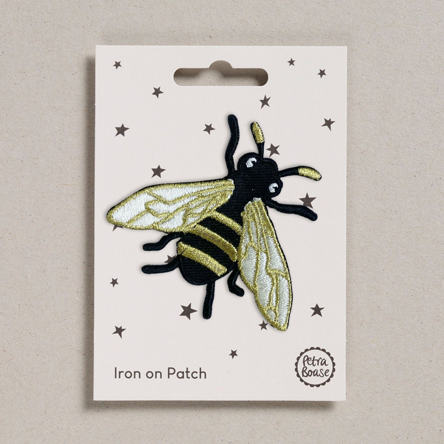 Bee Iron on Patch