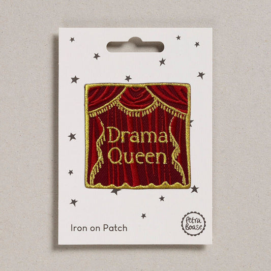 Drama Queen Iron on Patch.