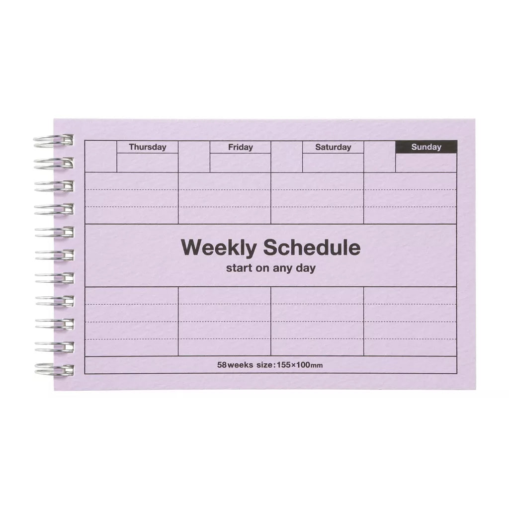 Light Purple Weekly Planner - Undated