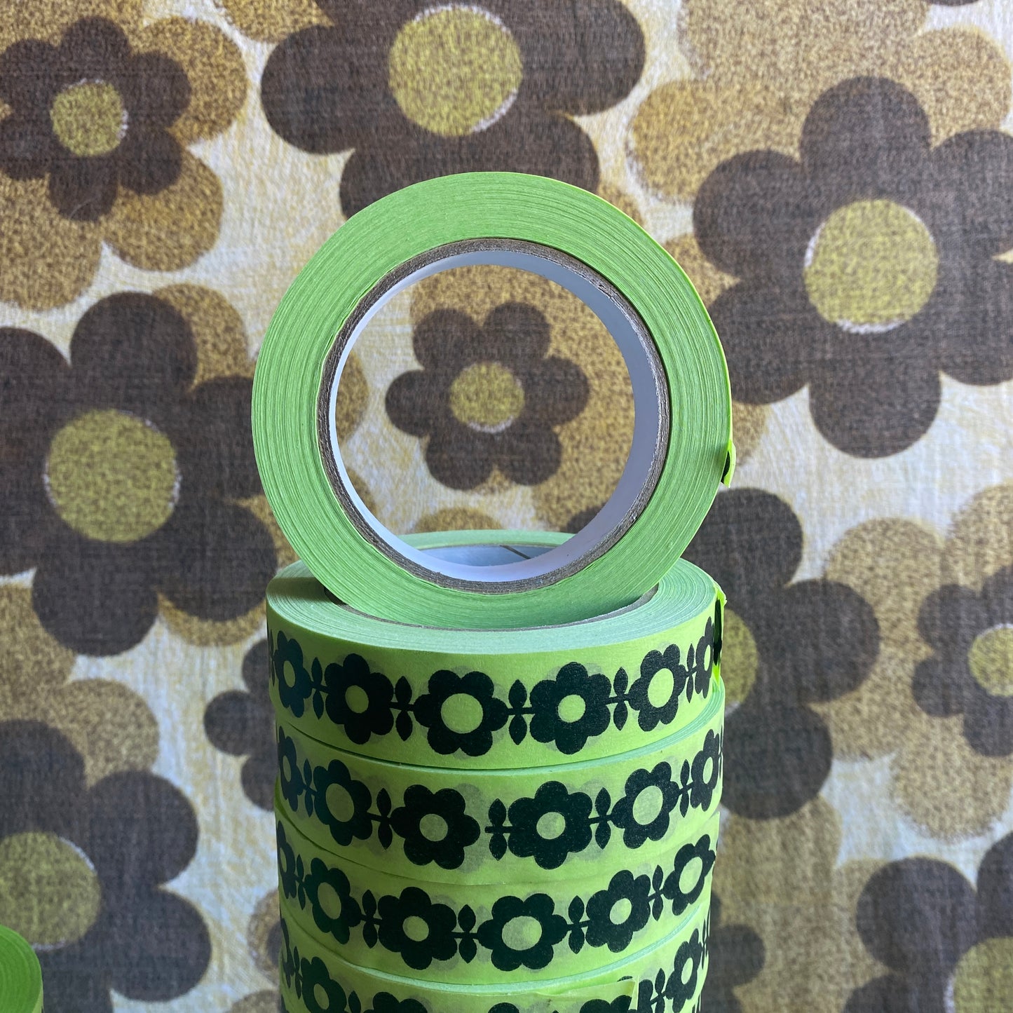 Sherbert Flower Power Adhesive Paper Tape