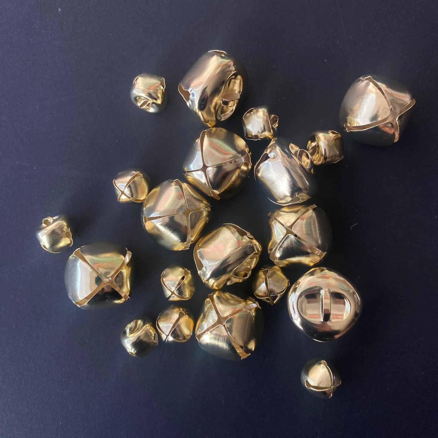 Gold Festive Bells | Pack of 20