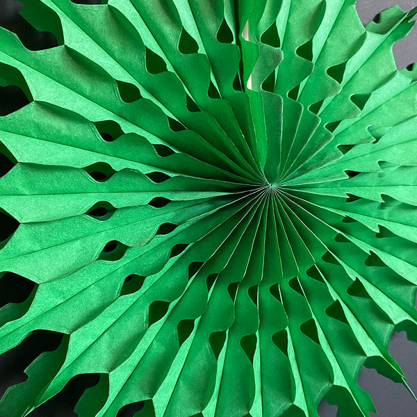 Paper Fan - Green