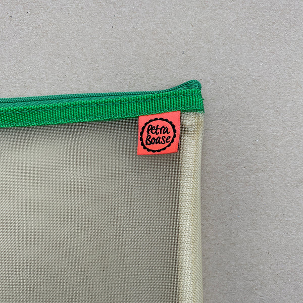 Green Zip Handy Bag