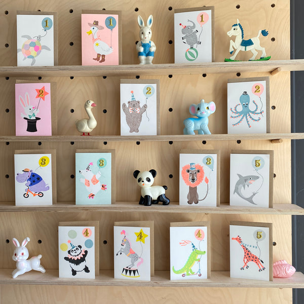 Riso Pets Card - Giraffe (Age 5)