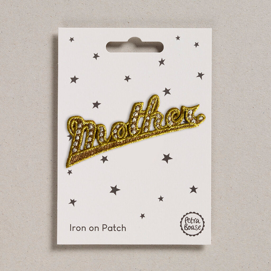 mother golden iron on patch | Petra Boase