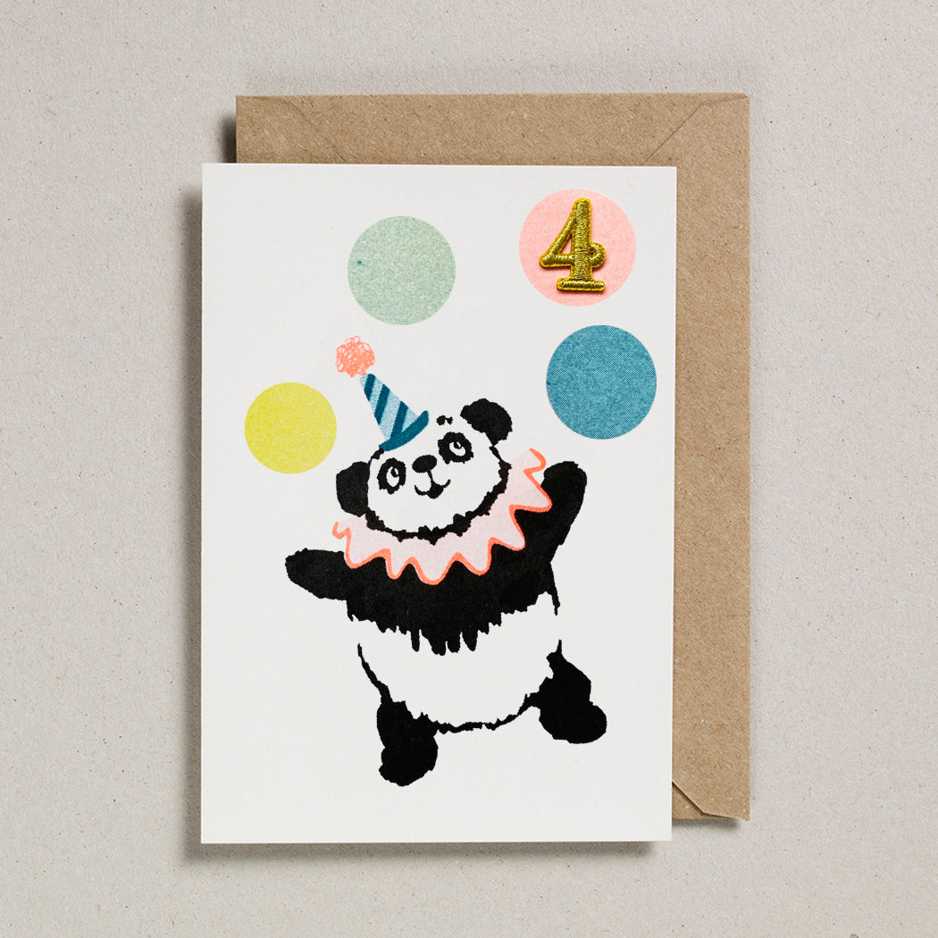Riso Pets Card - Panda (Age 4)