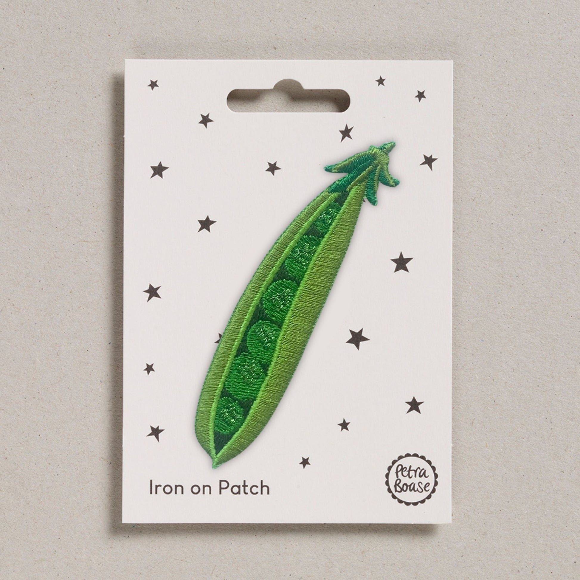 peapod iron on patch | Petra Boase