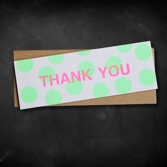 Skinny Thank You Cards - Spots