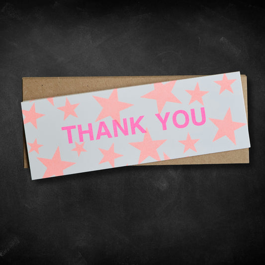 Skinny Thank You Cards - Stars