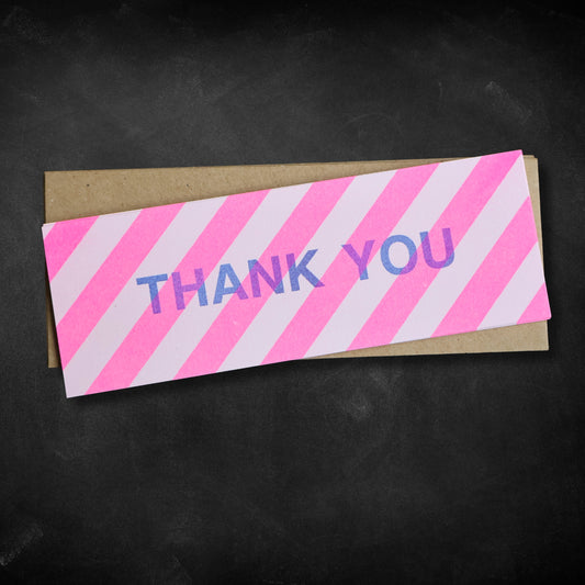 Skinny Thank You Cards - Stripes