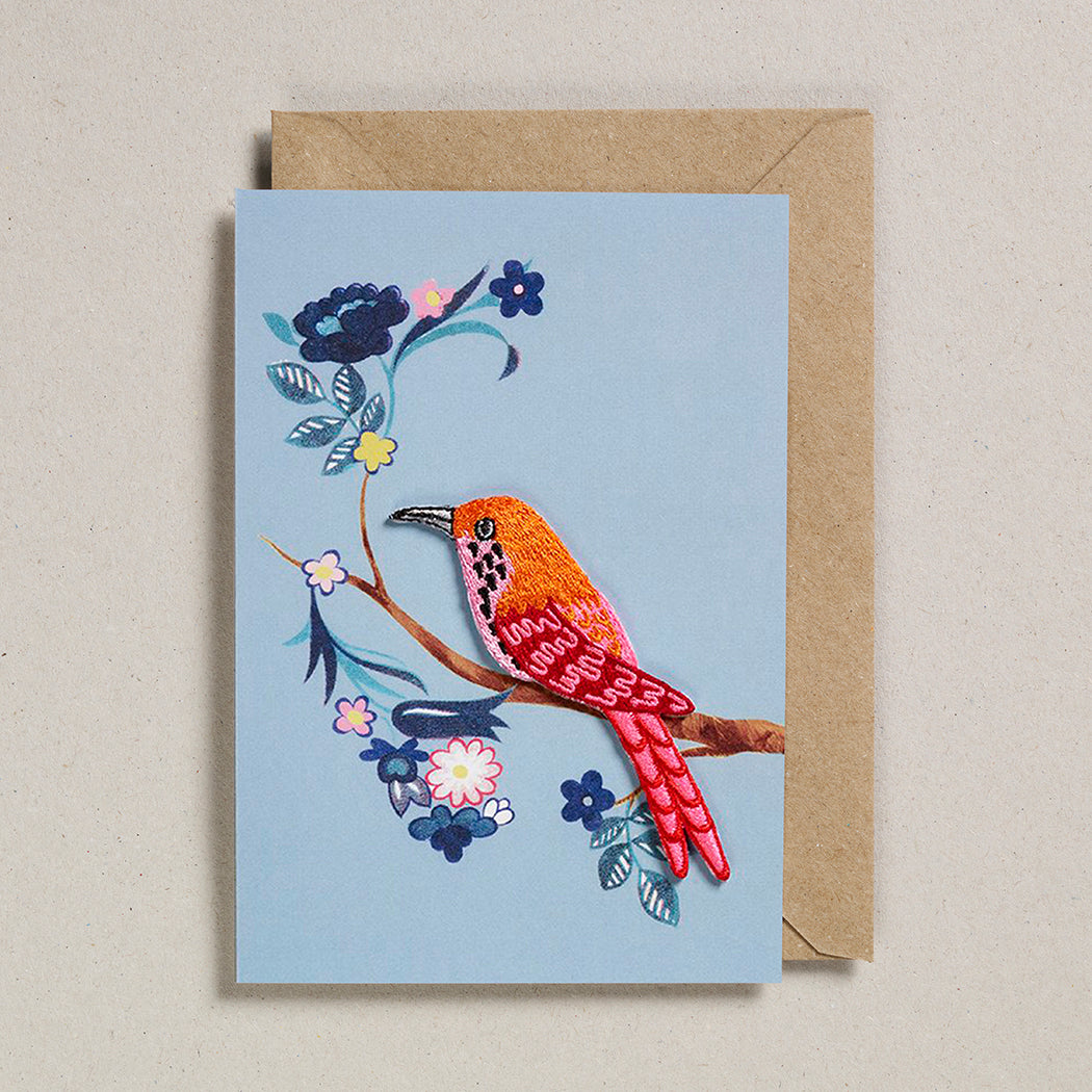 Iron on Patch Card - Bird 5