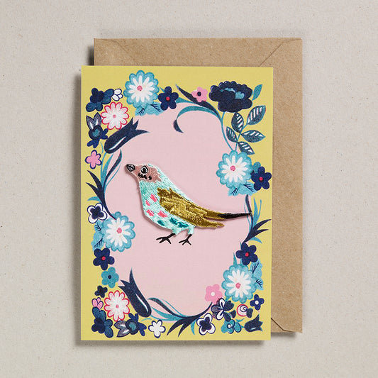 Iron on Patch Card - Bird 4