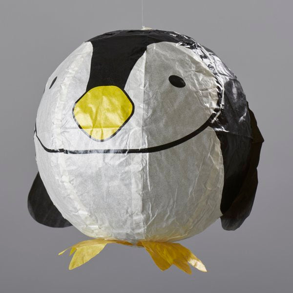 Paper Balloon Card - Penguin