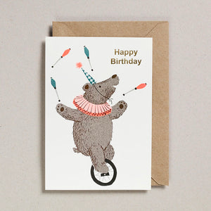 Riso Pets Card - Happy Birthday Bear