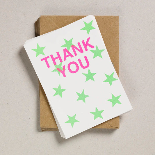 A6 Thank You Cards - Acid Star