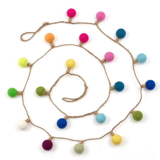 Felt Ball Garland