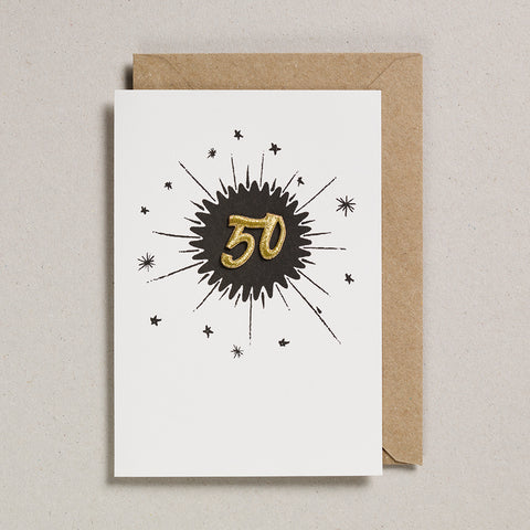 Embroidered Age - 50 Black