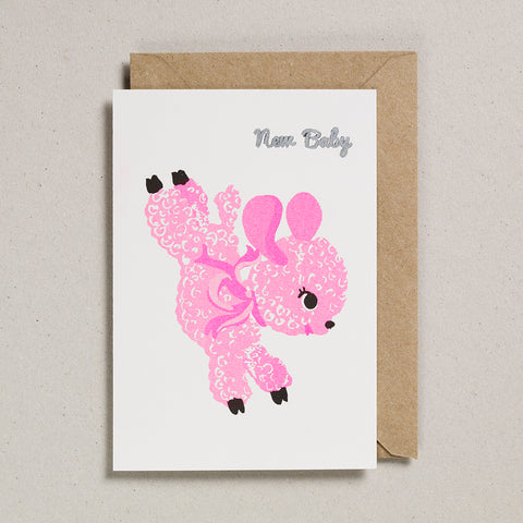 Riso Baby Card - Pink Lamb