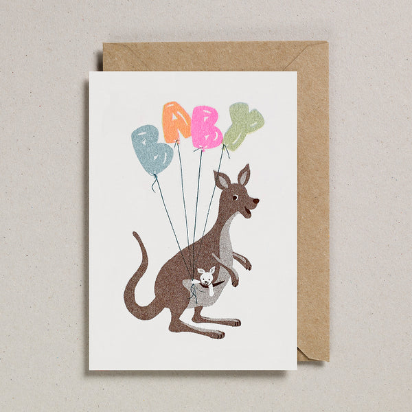 Riso Baby Card - Kangaroo