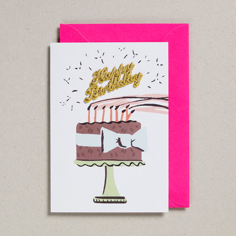 Cake Card - Happy Birthday