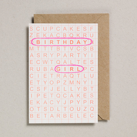 Grid Cards - Birthday Girl