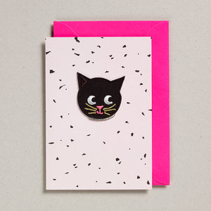Iron on Patch Card - Cat