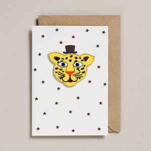 Iron on Patch Card - Leopard