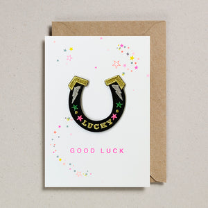 Patch Cards - Good Luck Horseshoe