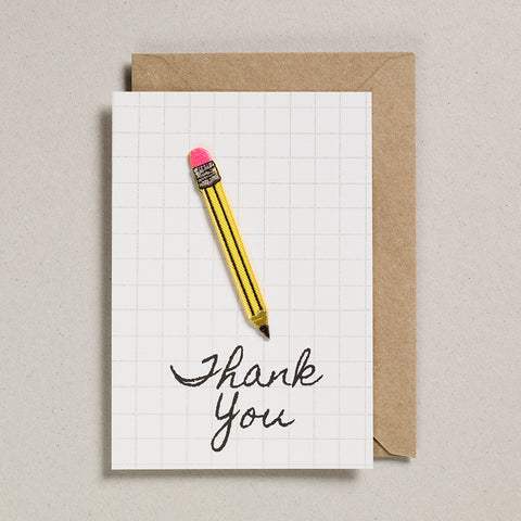 Write On With Cards - Pencil (Thanks)
