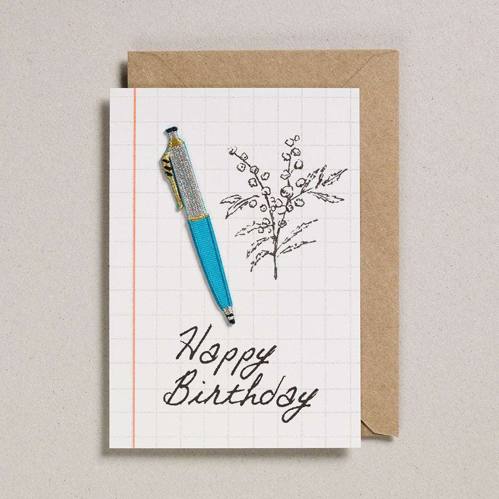 Write On With Cards - Teal Pen (Birthday)