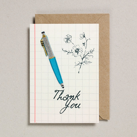 Write On With Cards - Teal Pen (Thanks)