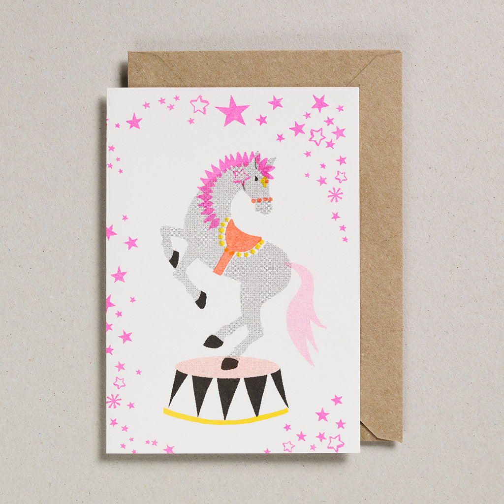 Riso Pets Card - Circus Horse