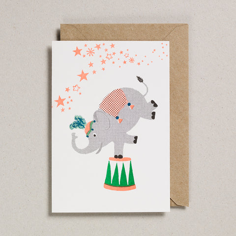 Riso Pets Card - Elephant
