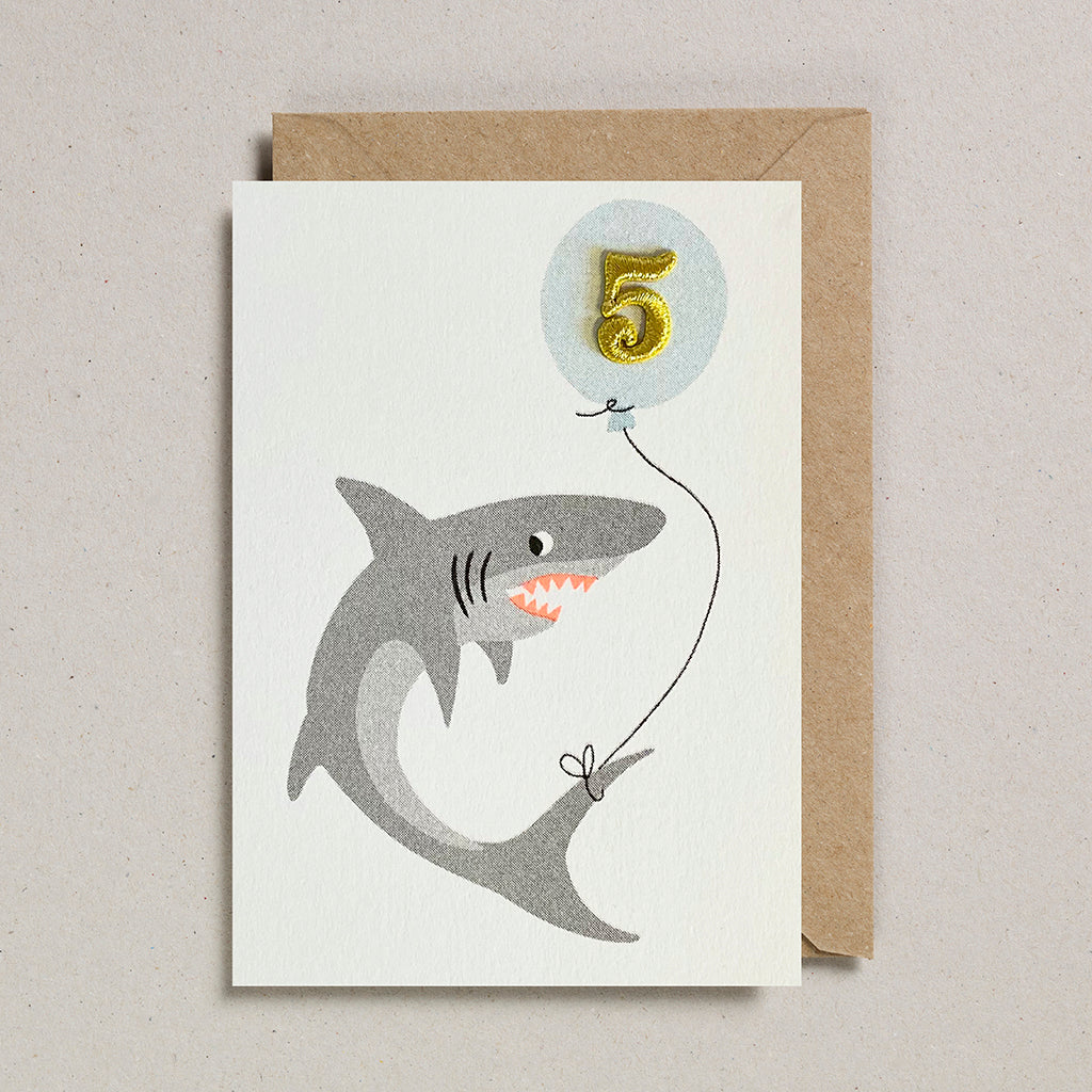 Riso Pets Card - Shark (Age 5)