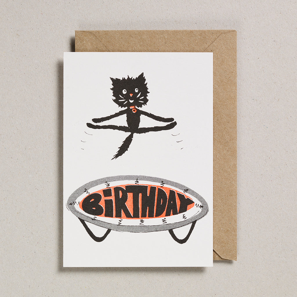 Rascals Cards - Trampoline Cat