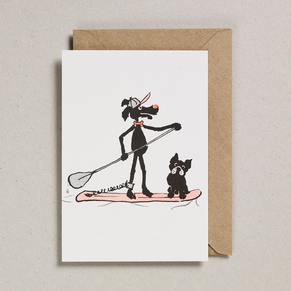 Rascals Cards -  Paddle Board Dog