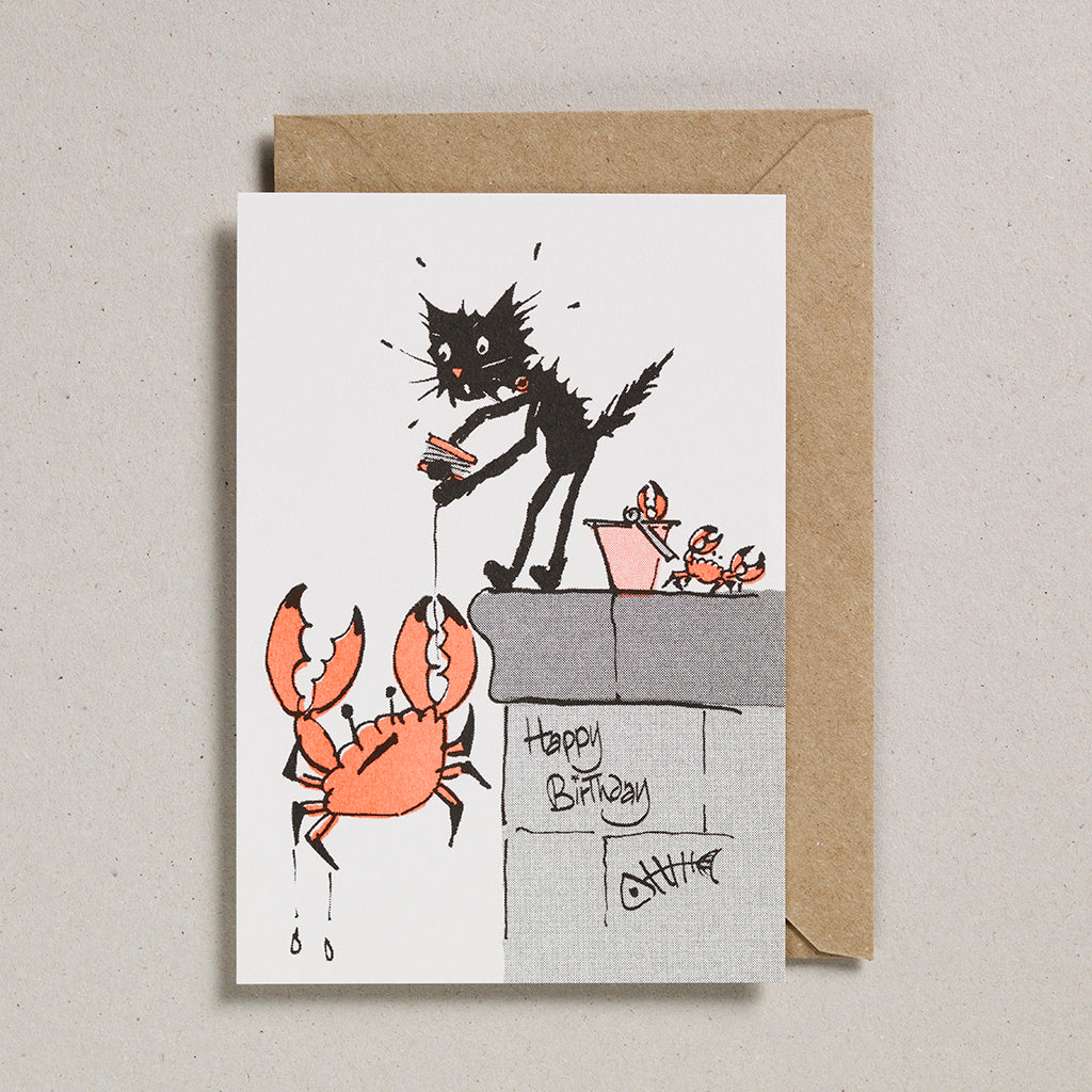 Rascals Cards -  Crabbing Cat