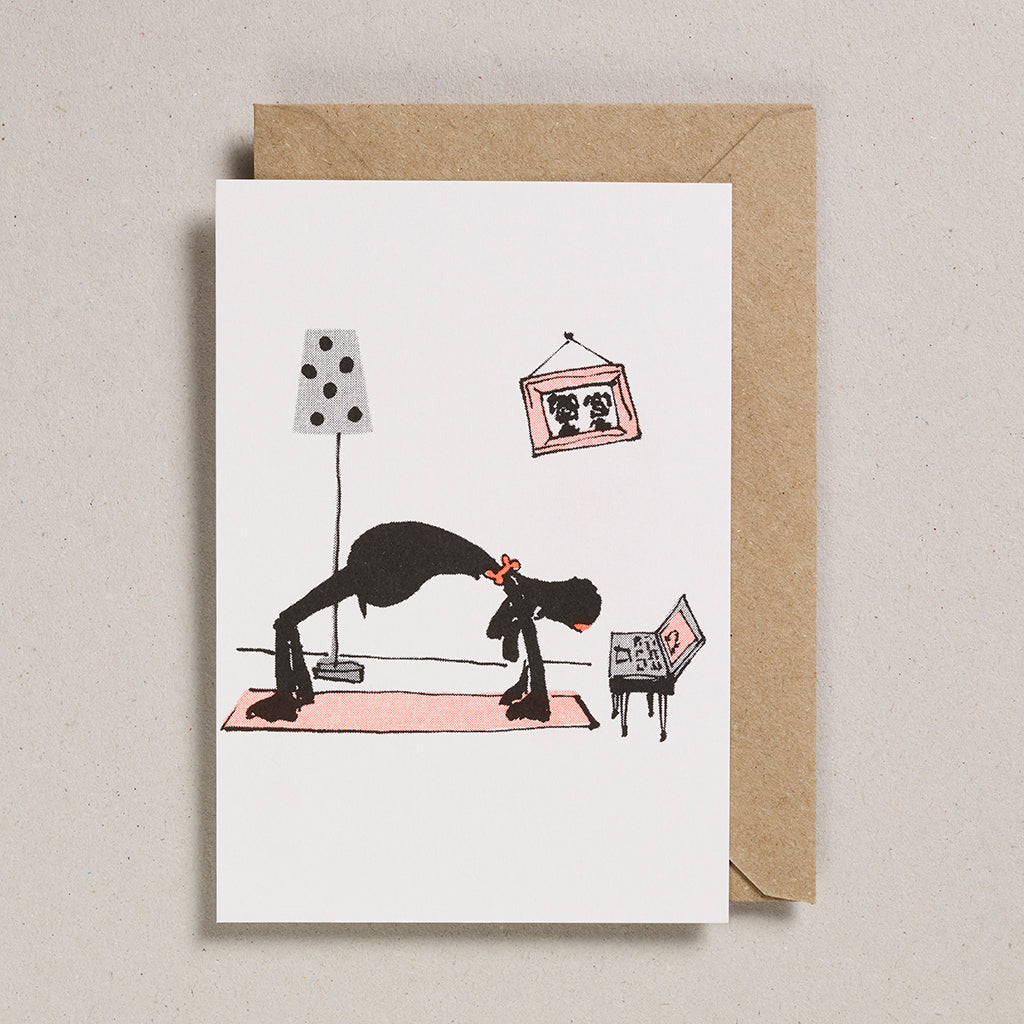 Rascals Cards -  Yoga Dog