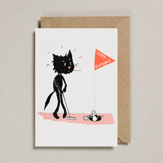 Rascals Cards -  Golf Cat