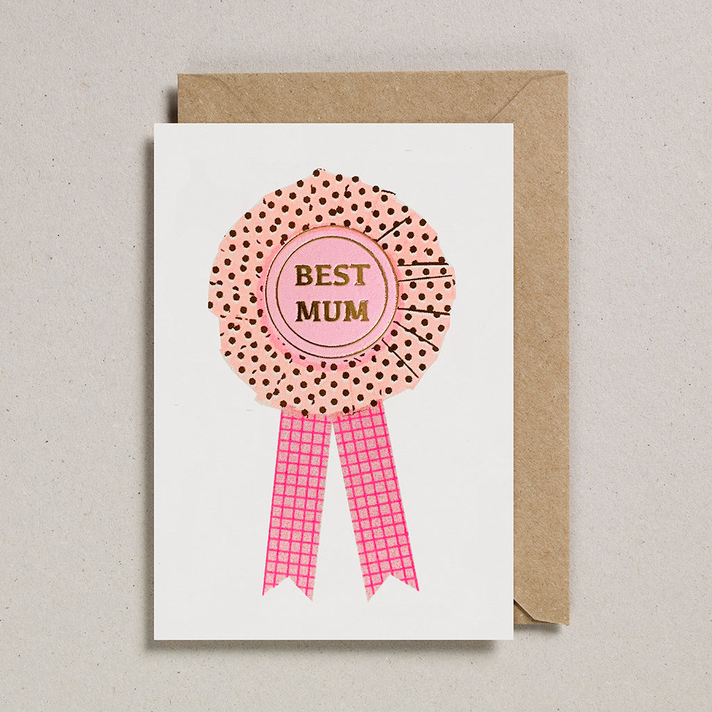 Riso Rosette Cards - Mum 2