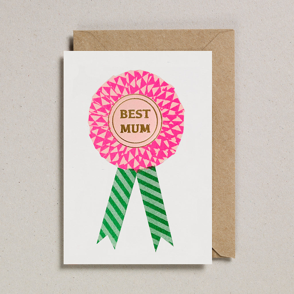 Riso Rosette Cards - Mum 3