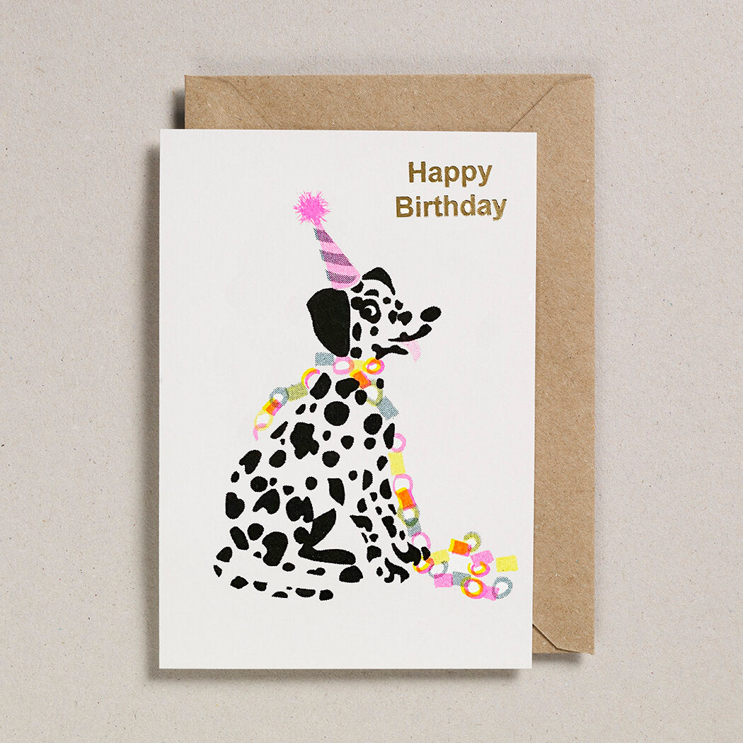 Confetti Pets Cards - Happy Birthday Dalmatian