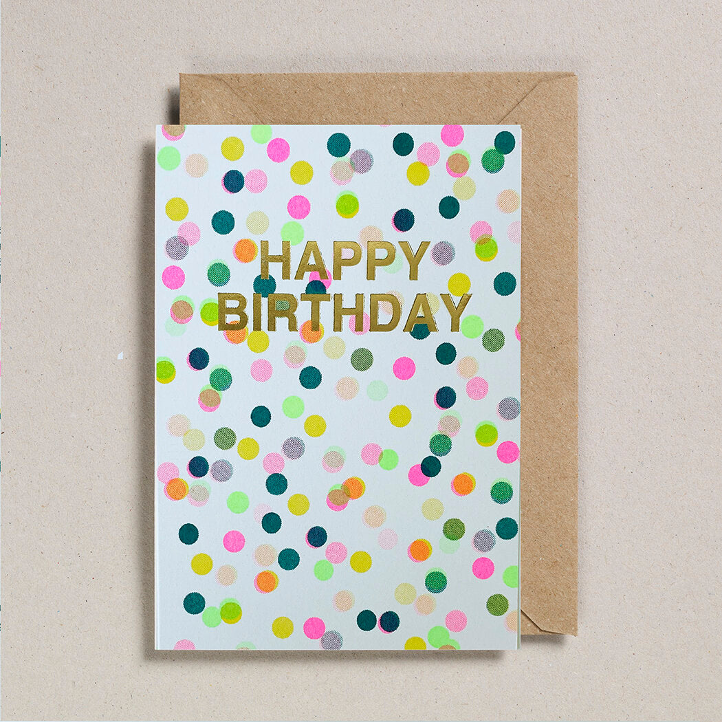 Riso Shapes - Happy Birthday Confetti