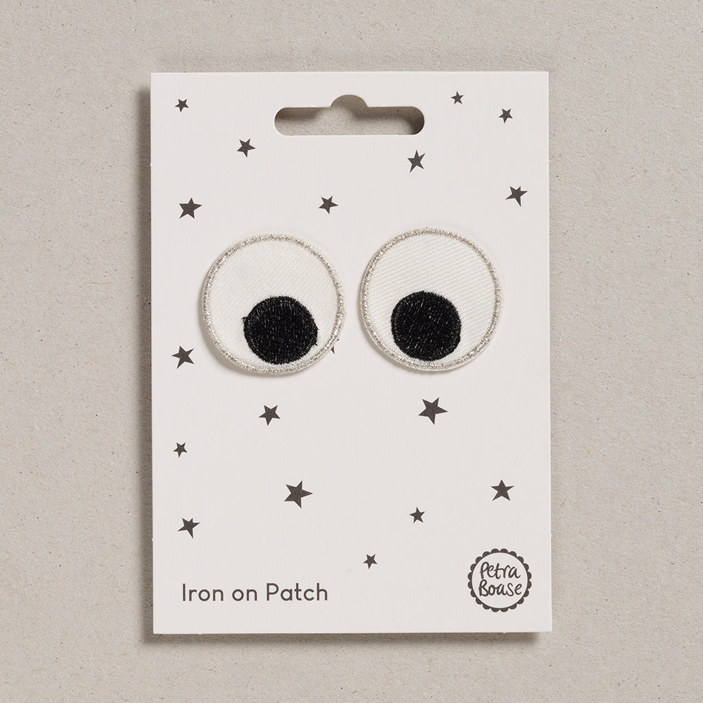 Googly eye iron on patches | Petra Boase