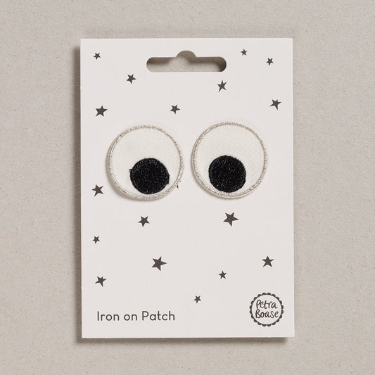 Googly eye iron on patches | Petra Boase