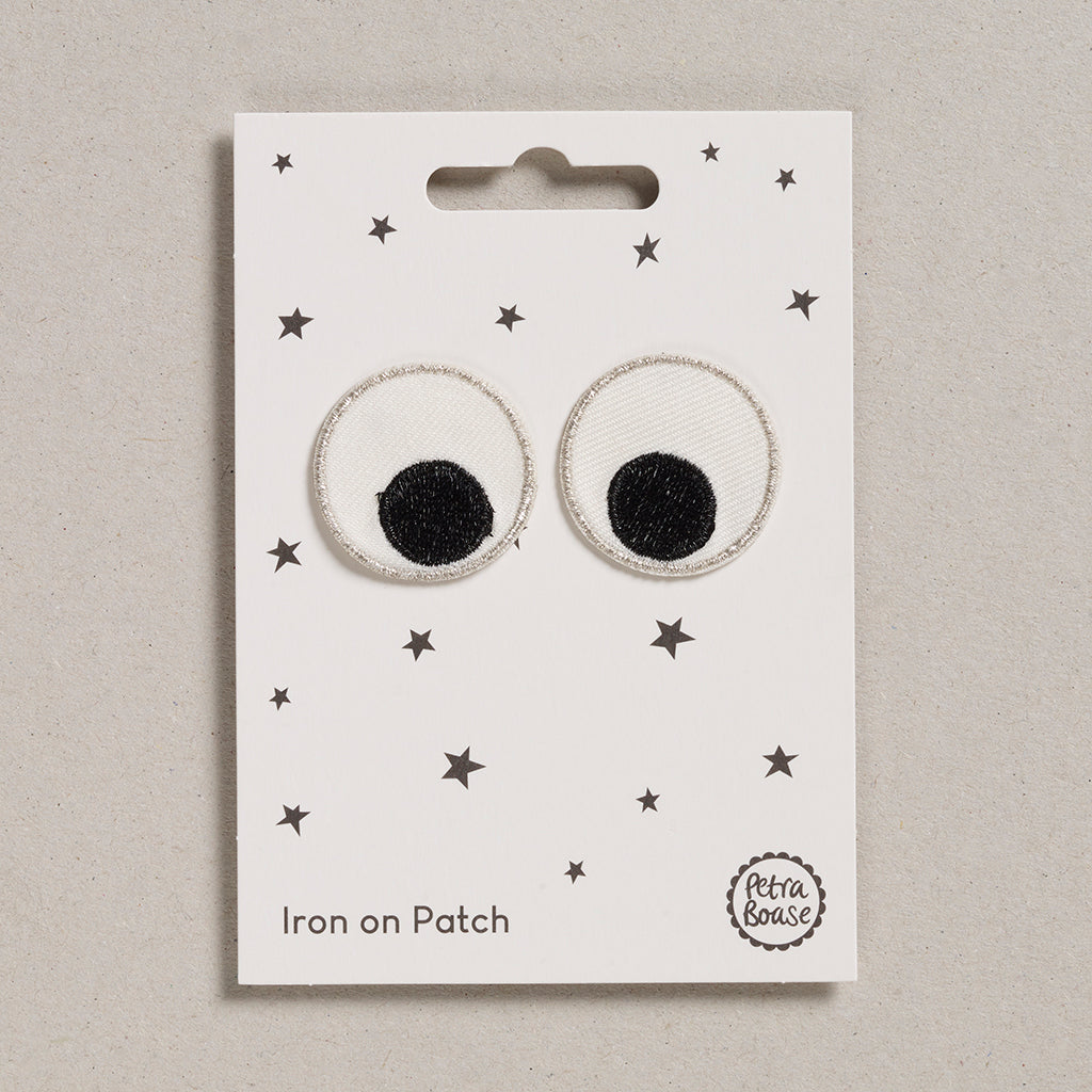 Iron on Patch - Googly Eyes