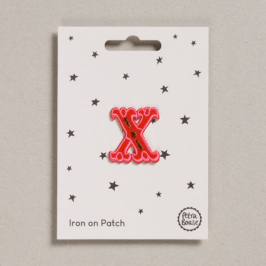 Alphabet Patches - "X"